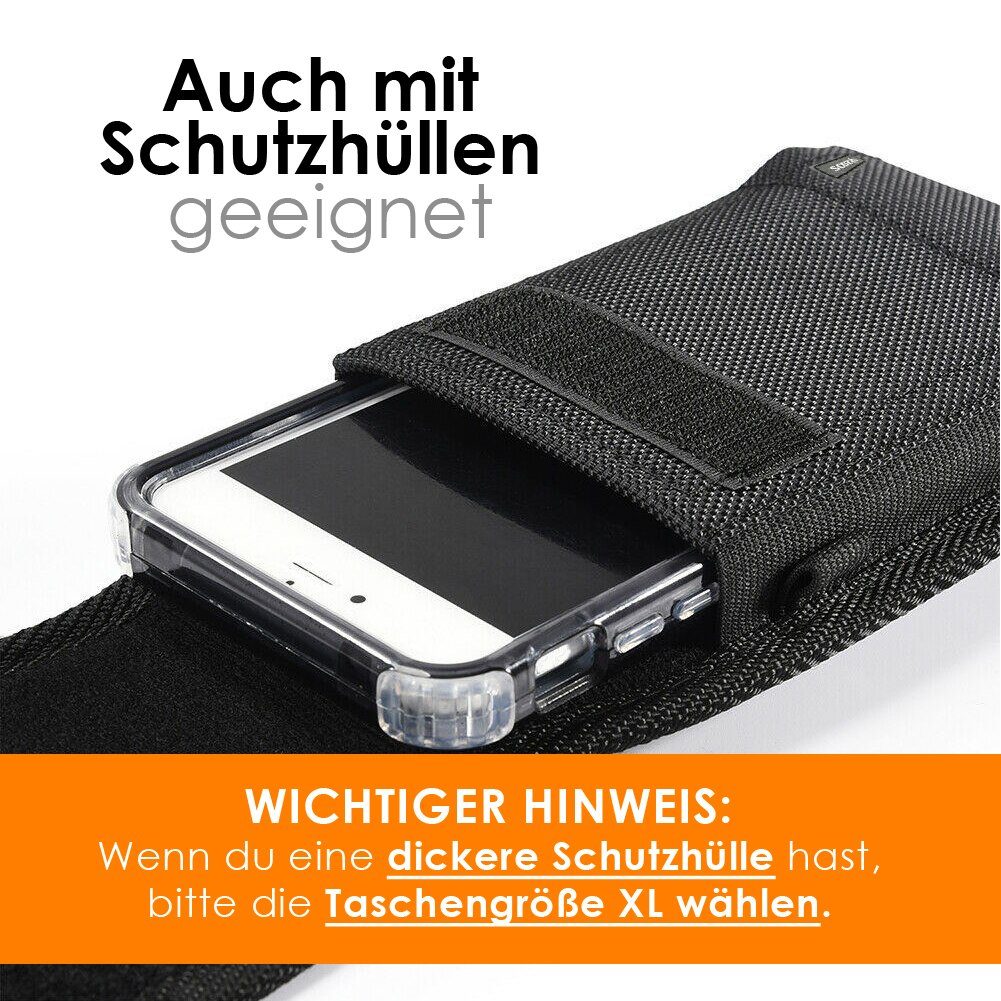 scozzi Handytasche Gürtel Handy Gürteltasche Tasche Smartphone Handyhalterung Universal – Bild 5 von 5