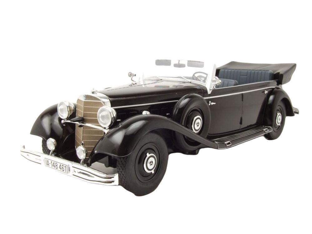 MCG Modellauto Mercedes 770 Cabrio W150 1938 schwarz, Maßstab 1:18