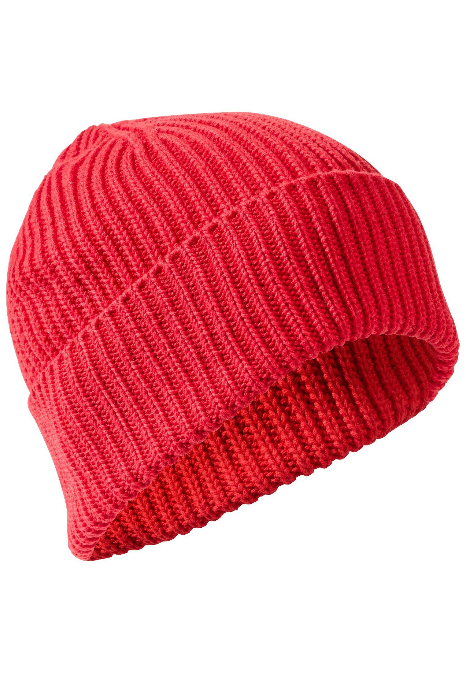 camel active Beanie Strick-Beanie aus reiner Baumwolle