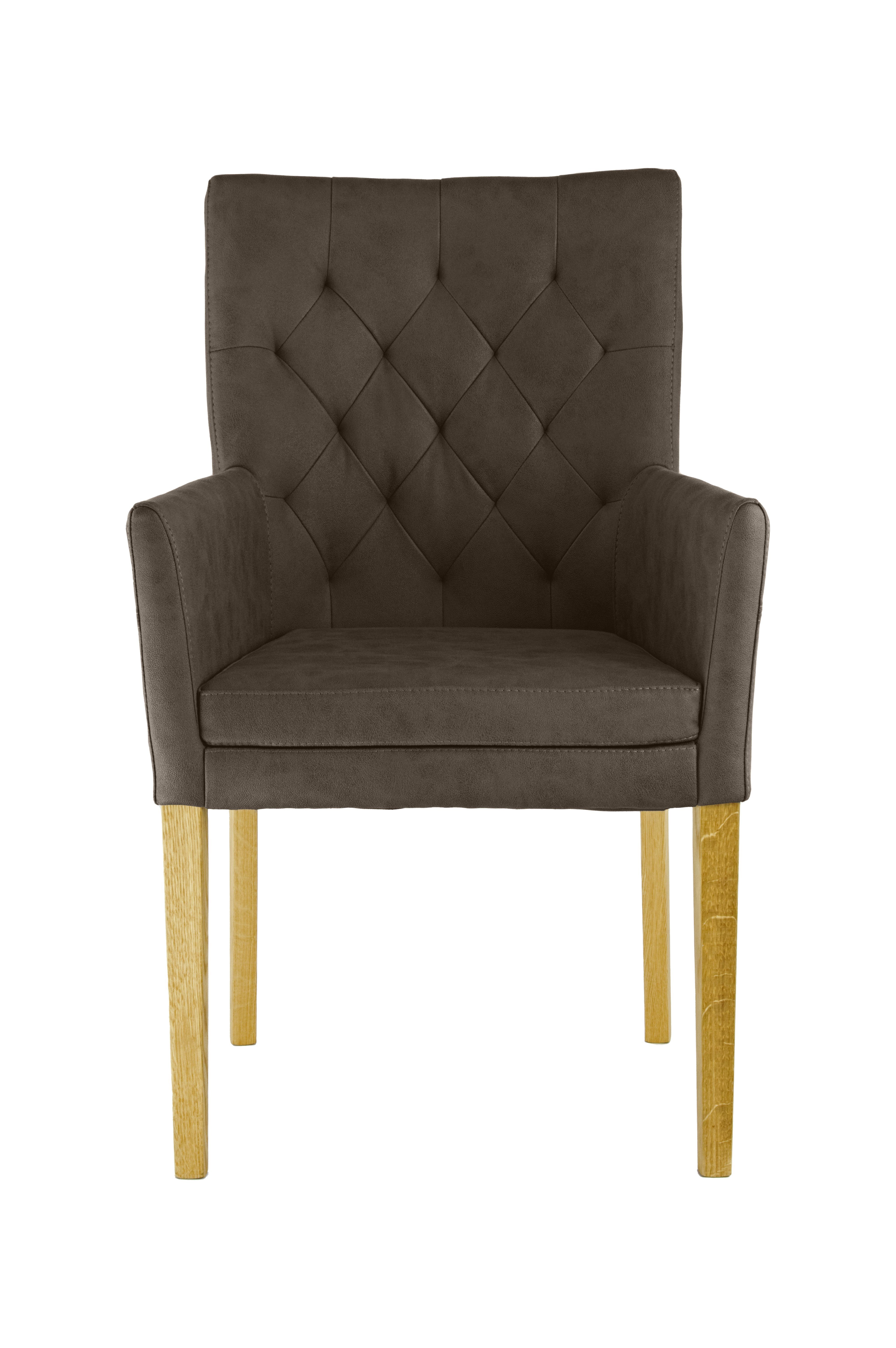 Home affaire Armlehnstuhl Colorado (1 St), Gestell aus Massivholz