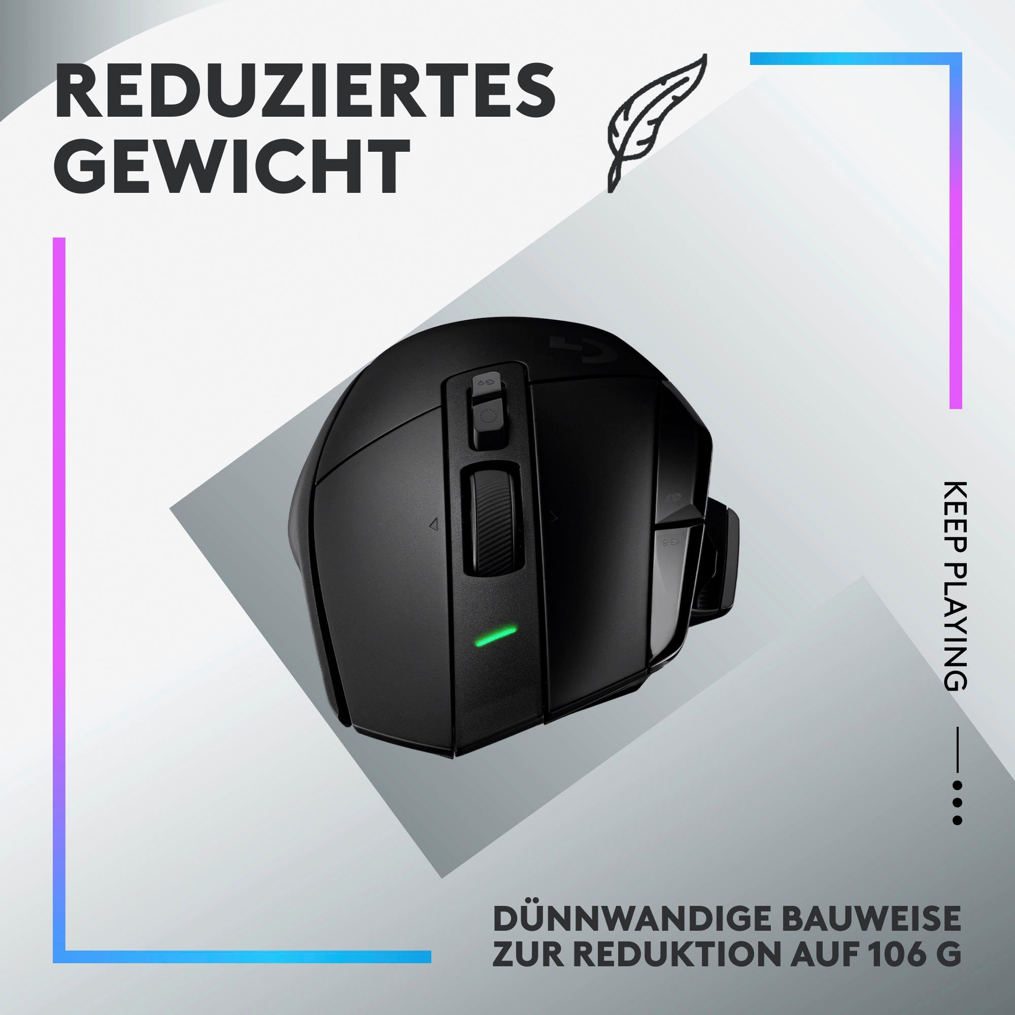 Logitech G G502 X PLUS Gaming-Maus (RF Wireless)