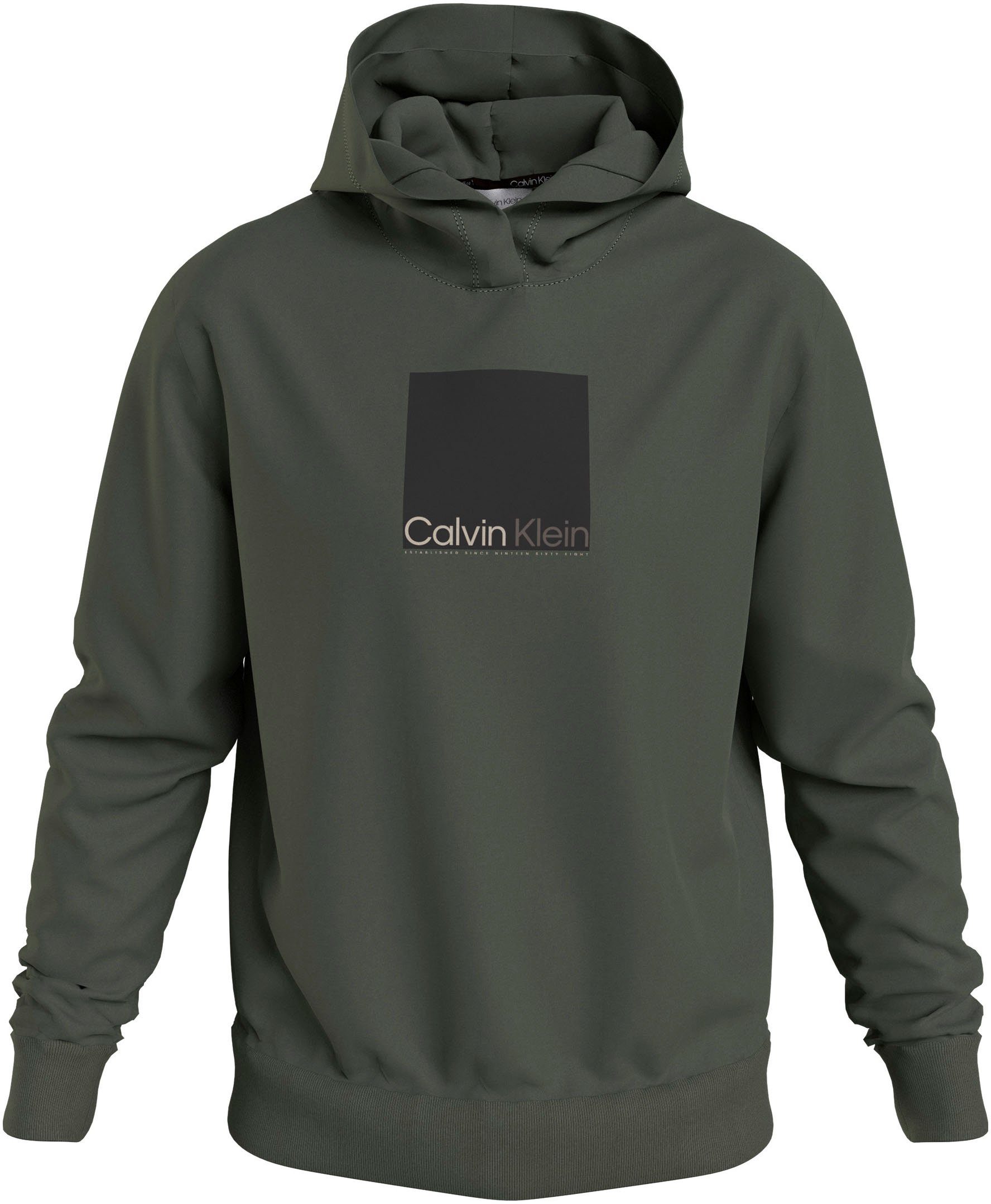 HOODIE LOGO Klein SQUARE Thyme Calvin mit Kapuzensweatshirt Markenlabel