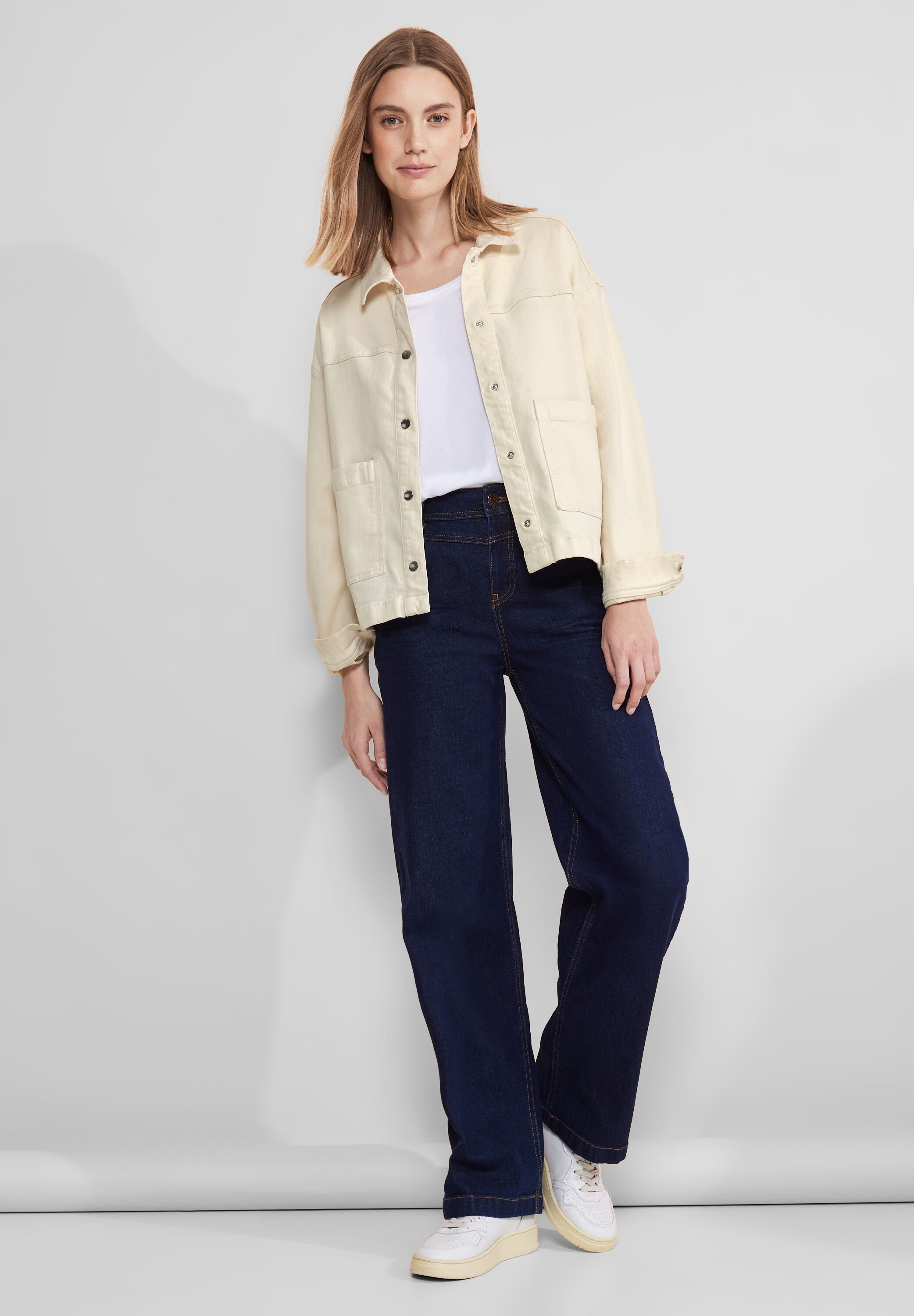STREET ONE Jeansjacke im soften Baumwoll-Mix