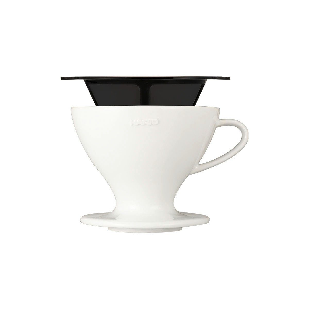 Hario Handfilter Coffee Dripper W60, Keramik, Größe 02