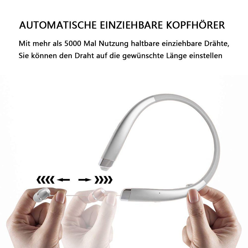 Jormftte In-Ear-Kopfhörer Bluetooth-Kopfhörer,faltbares