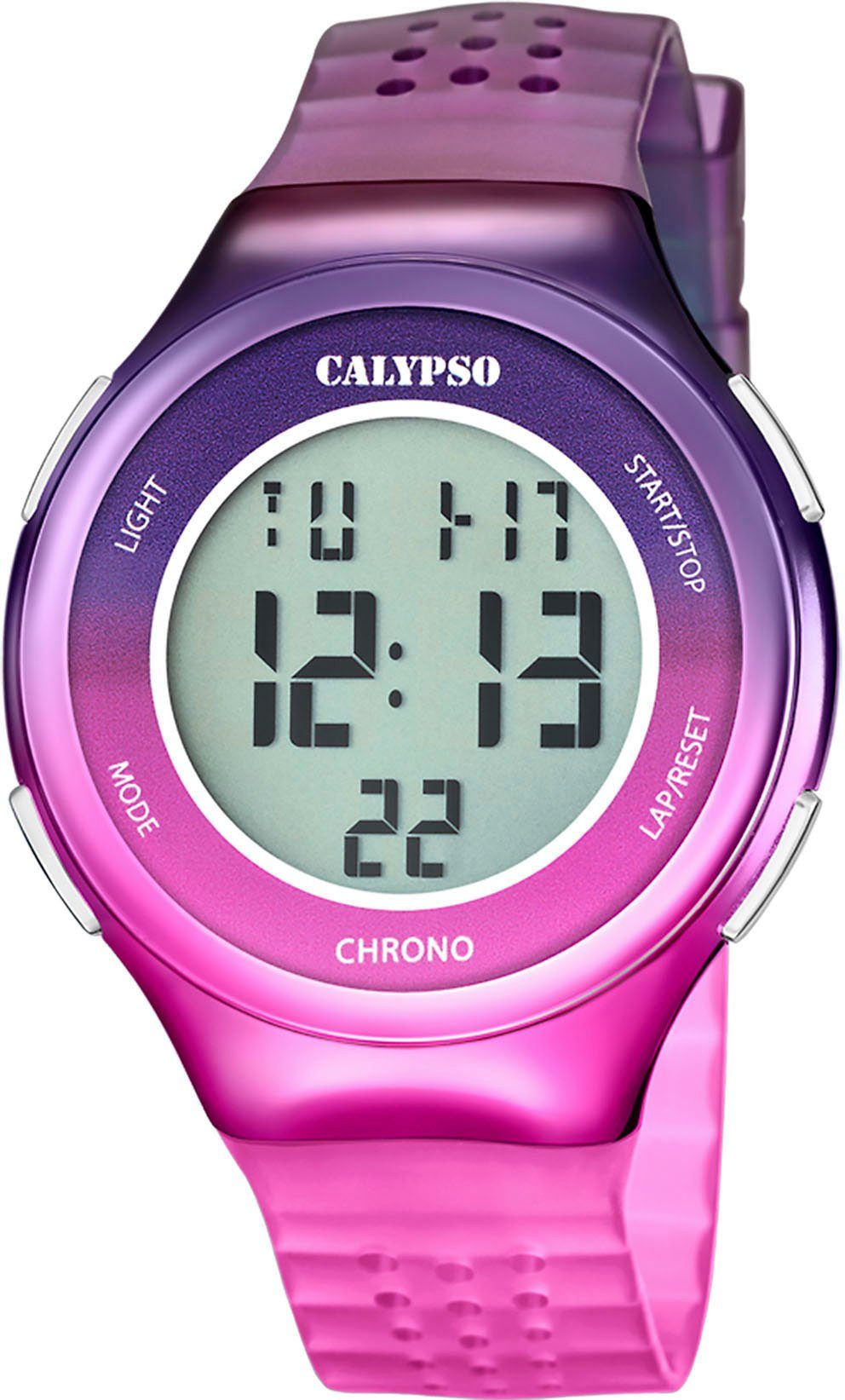 CALYPSO WATCHES Chronograph Color Splash, K5841/6, mit digitaler Anzeige