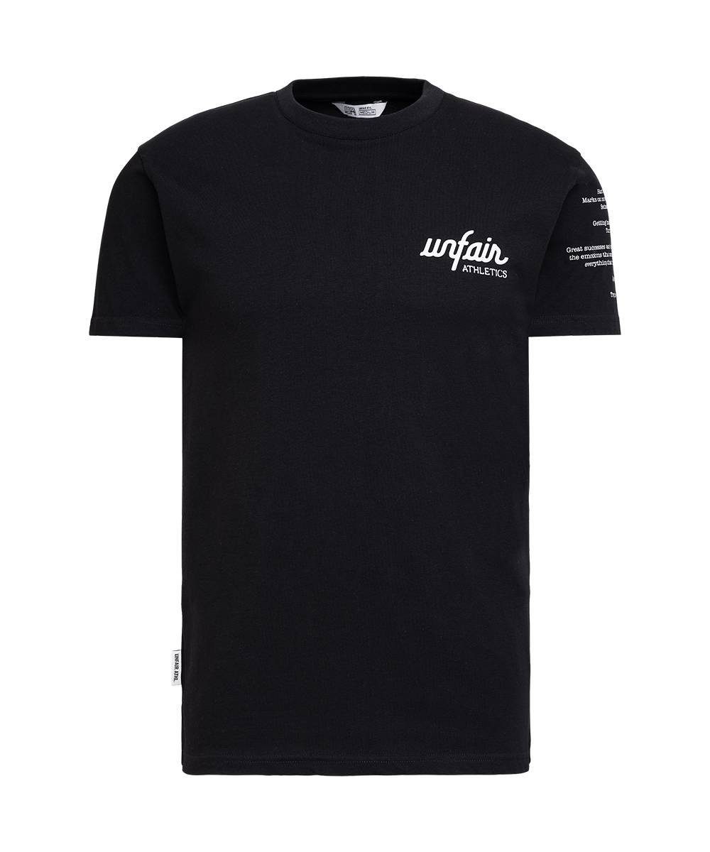 Unfair Athletics T-Shirt Unfair Athletics Hard Times T-Shirt Herren Shirt schwarz (1-tlg)