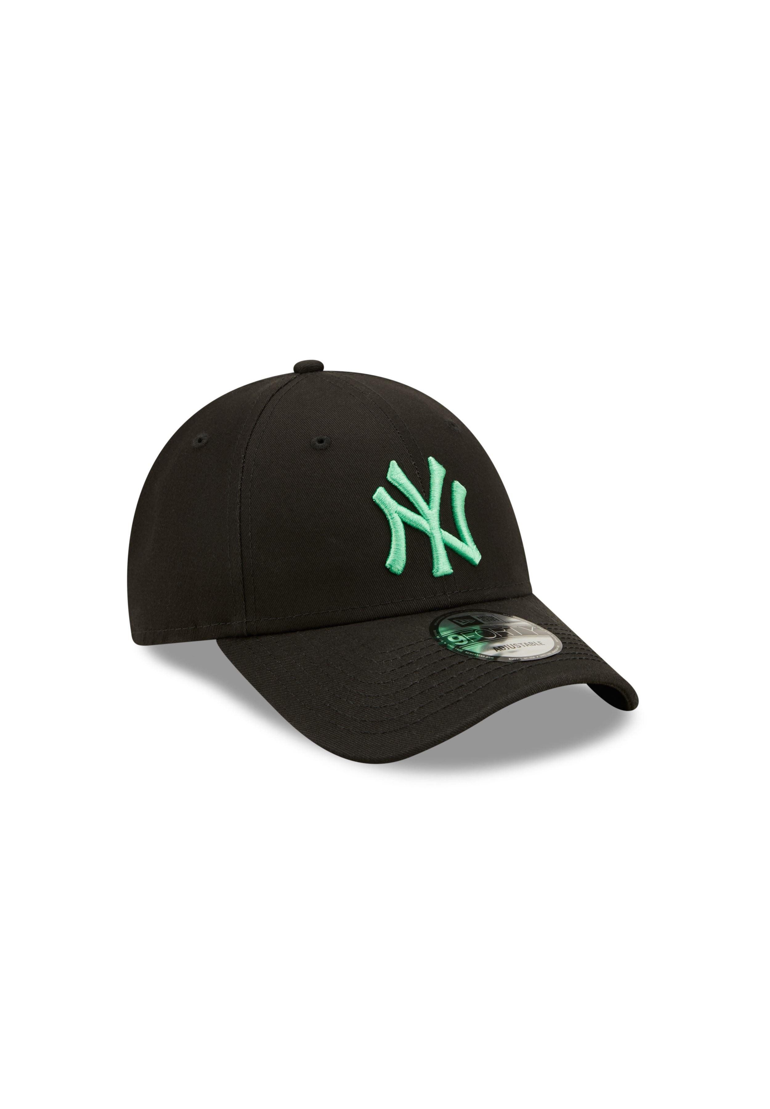 New Era Baseball Cap New York Yankees MLB League Essential Black 9Forty Adjustable Cap New (1-St)