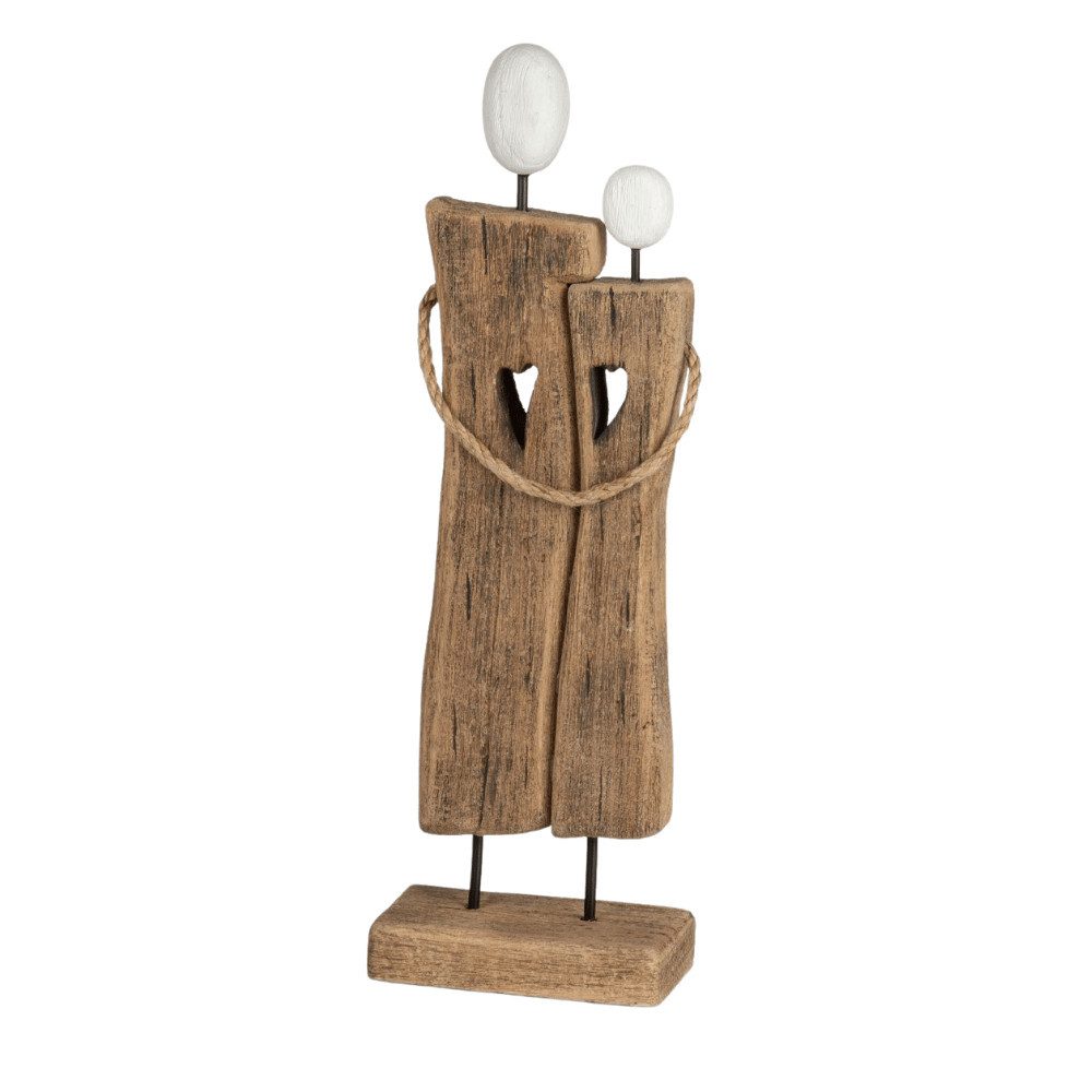 formano Skulptur Paarfiguren, Höhe: 38cm, Farbe: Braun, Motiv: Paar