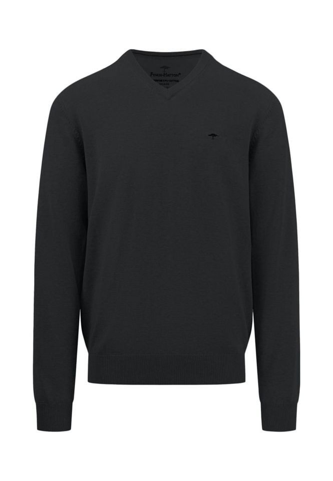 FYNCH-HATTON Strickpullover - Legerer Strickpullover mit V-Ausschnitt, günstig online kaufen