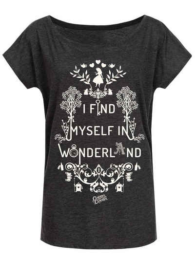Disney T-Shirt Alice im Wunderland I Find Myself in Wonderland