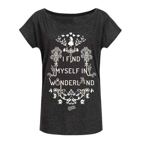 Disney T-Shirt Alice im Wunderland I Find Myself in Wonderland
