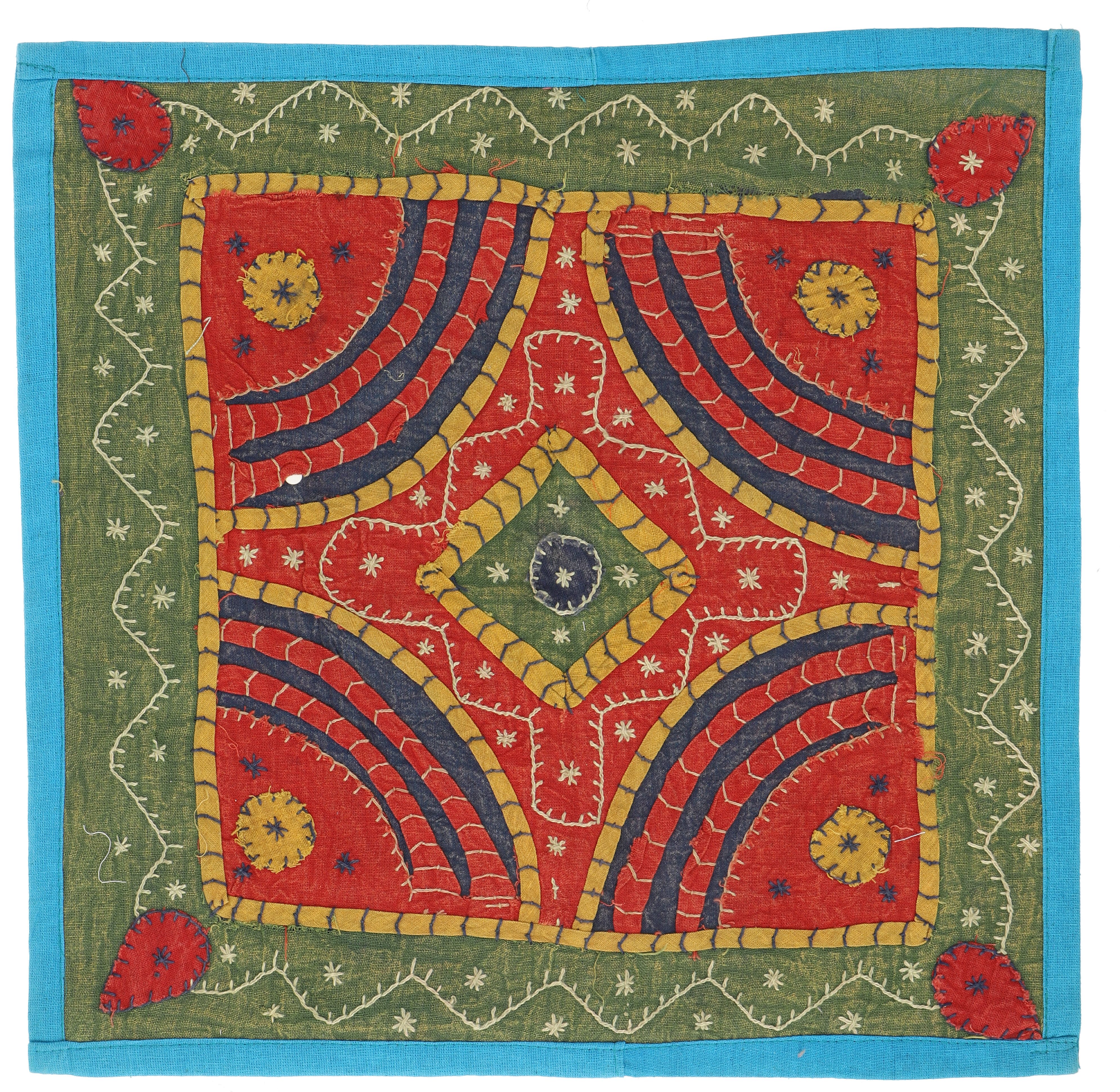 Guru-Shop Kissenbezüge Unikat Patchwork Dekokissenhülle, indische Boho..