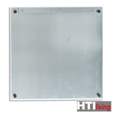 HTI-Living Memoboard Memoboard Glas quadratisch, Pinnwand Magnettafel Magnetboard Schreibtafel Schreibboard