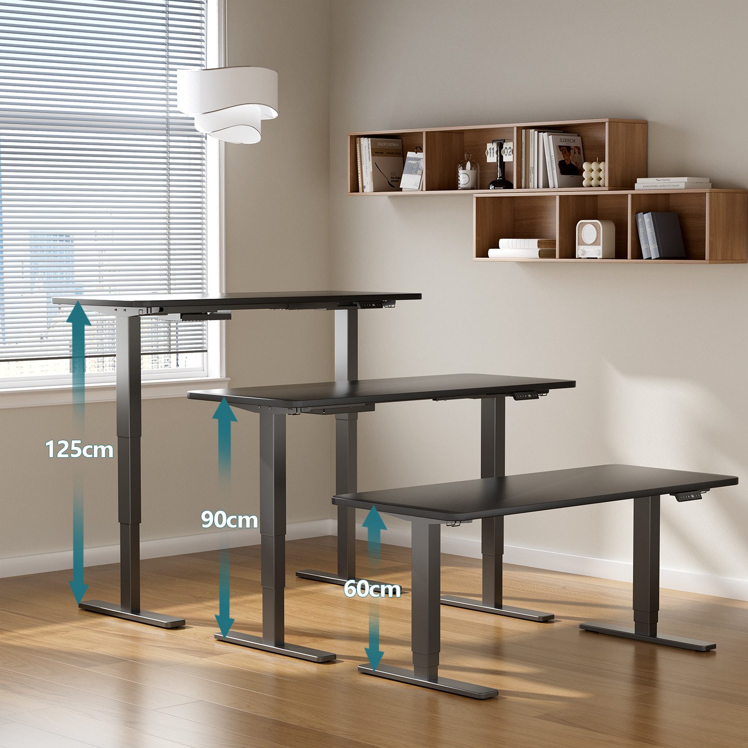 HOMALL Tischgestell Tischgestell Elektrisch Schreibtisch Höhenverstellbares günstig online kaufen