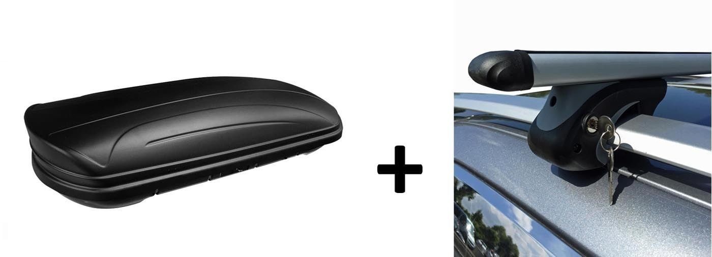Dachbox MAA320M Relingträger Alu 320 Liter für VW Touran Kombi 03-14 Dachbox MAA320M Relingträger Alu 320 Liter für VW Touran Kombi 03-14