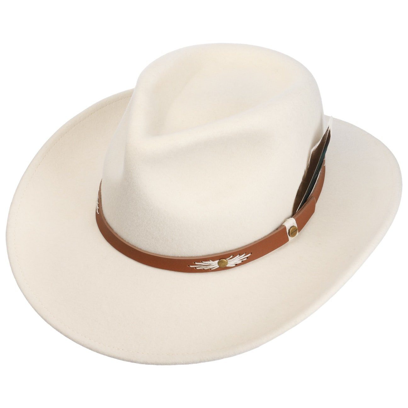 Stetson Cowboyhut (1-St) Wollhut mit Lederband