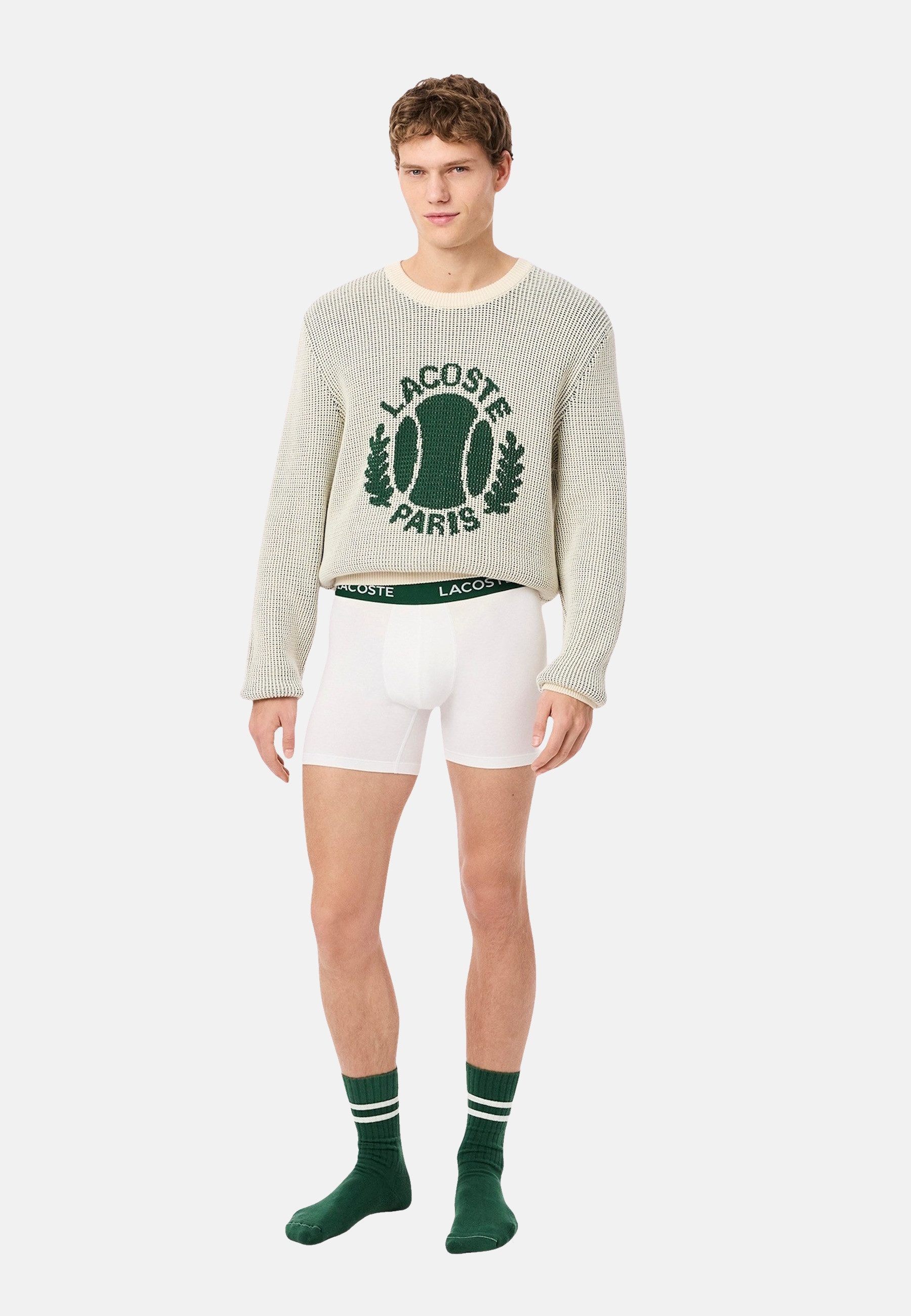 Lacoste Boxershorts Boxershorts Unterhosen 3-Pack (3-St)