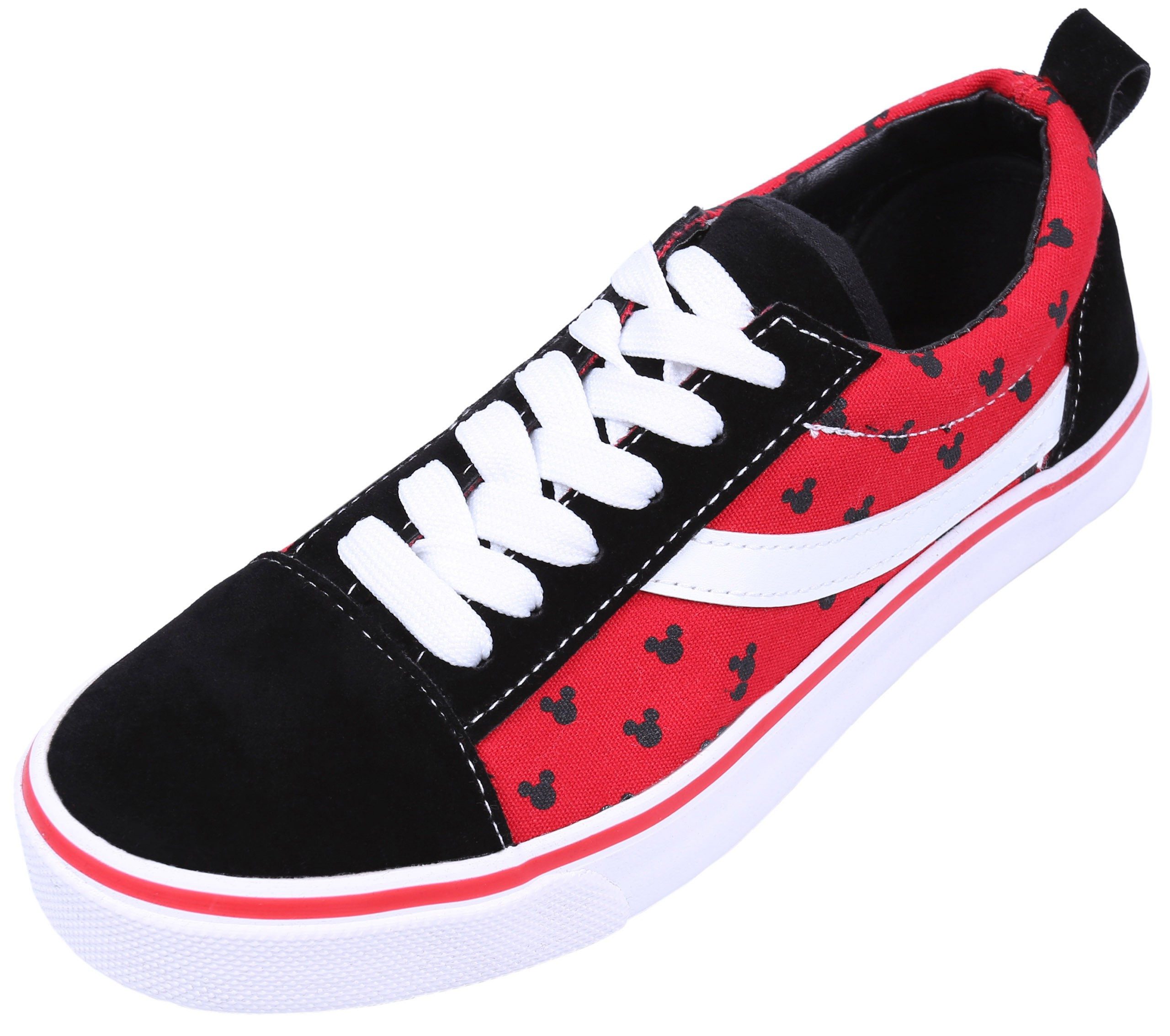 Sarcia.eu Rote und schwarze Mickey Mouse Turnschuhe DISNEY 36 EU Stiefel