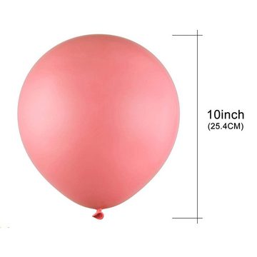 Lubgitsr Luftballon Bunt Luftballons Pastell Mehrfarbige Ballons Macaron Helium Ballon