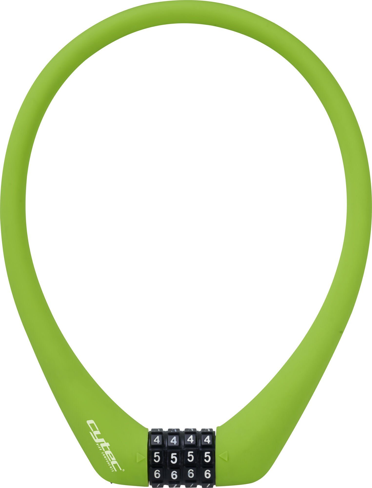 Cytec Zahlenkabelschloss CYTEC Kabelschloss Silikon GRÜN