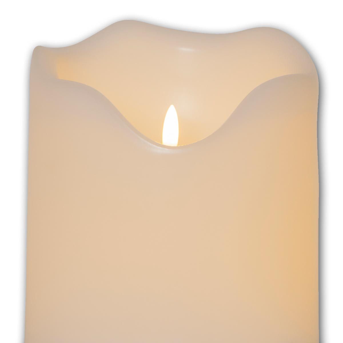 STAR TRADING LED-Leuchtmittel XXL Outdoor LED Kerze GRAND, 3D Flamme, 2er Set