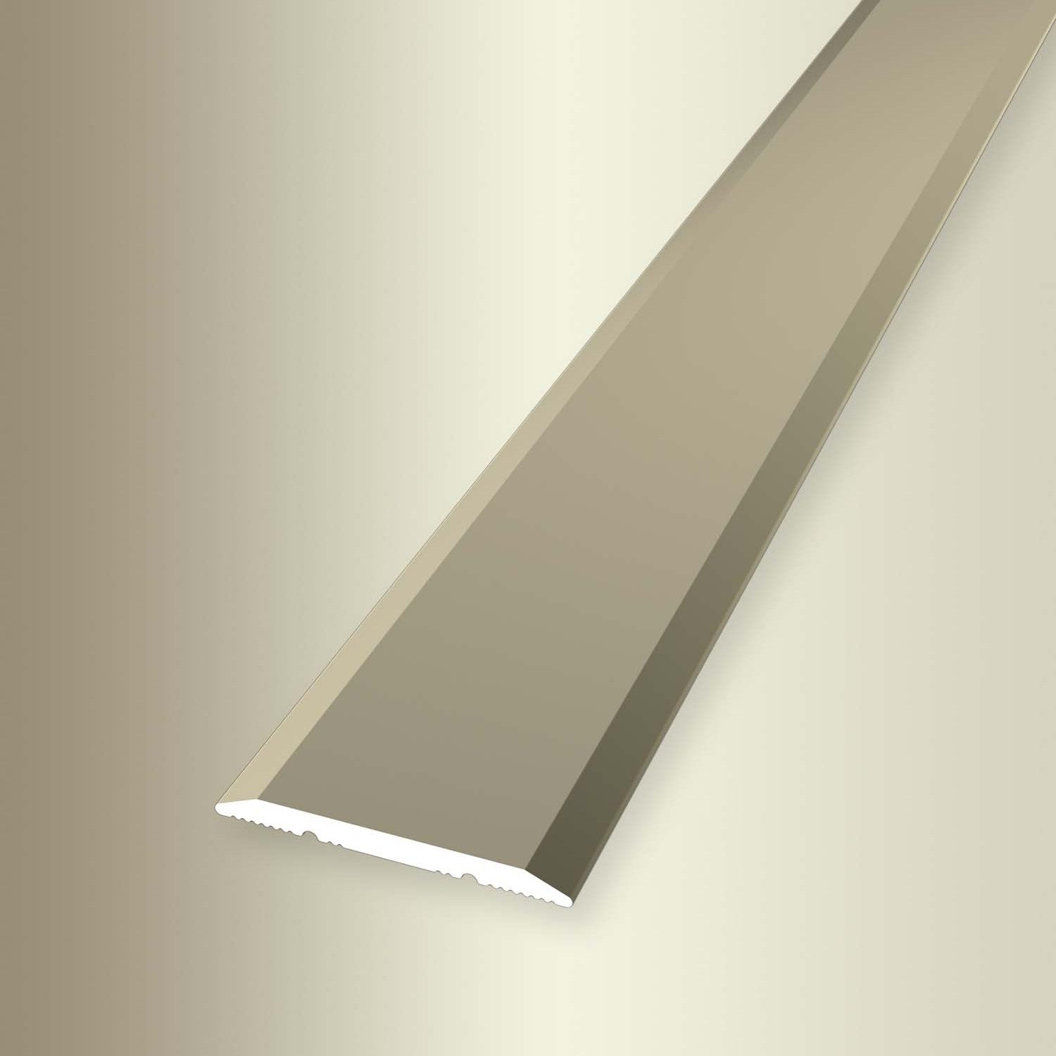 Küberit Übergangsprofil 2 x 25 x 1000 mm Aluminium Übergangsschiene Beige Selbstklebend