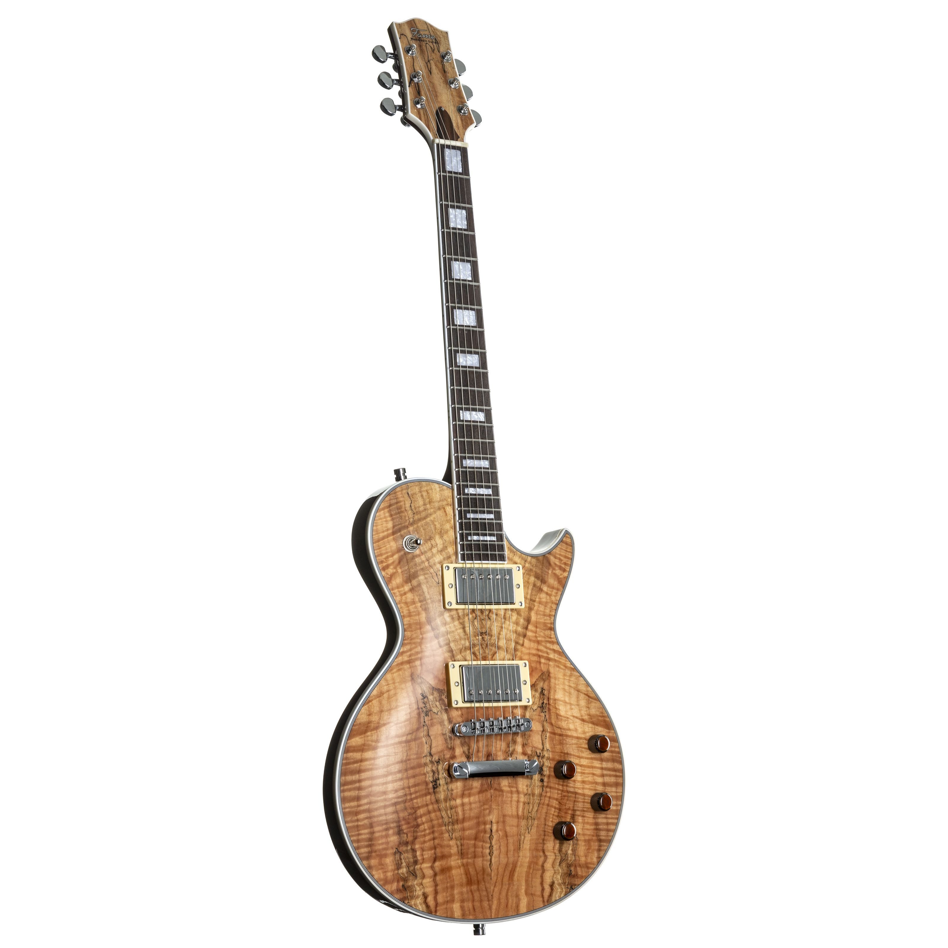 FAME E-Gitarre, E-Gitarren, Single Cut Modelle, Custom LP RW Nature - Single Cut E-Gitarre