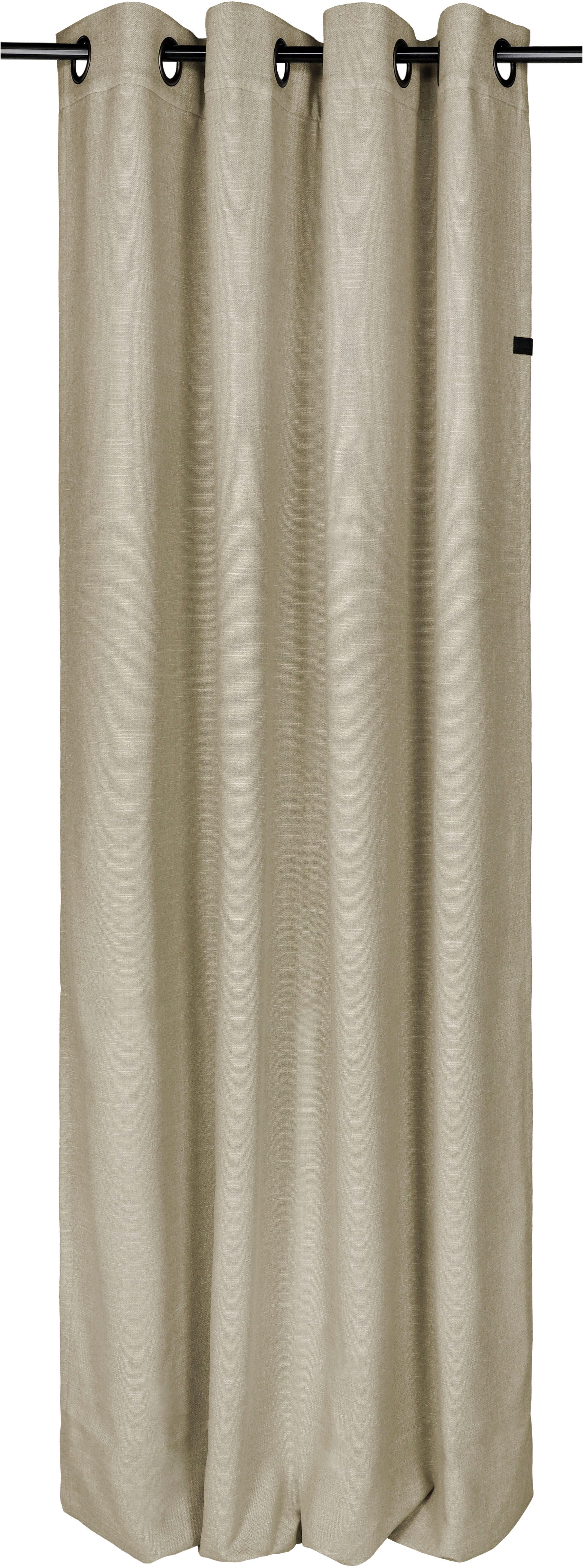 SCHÖNER WOHNEN-Kollektion Gardine Coast (1 St), Ösen, blickdicht, Polyester, strukturierte Leinenoptik im modernen Dessin