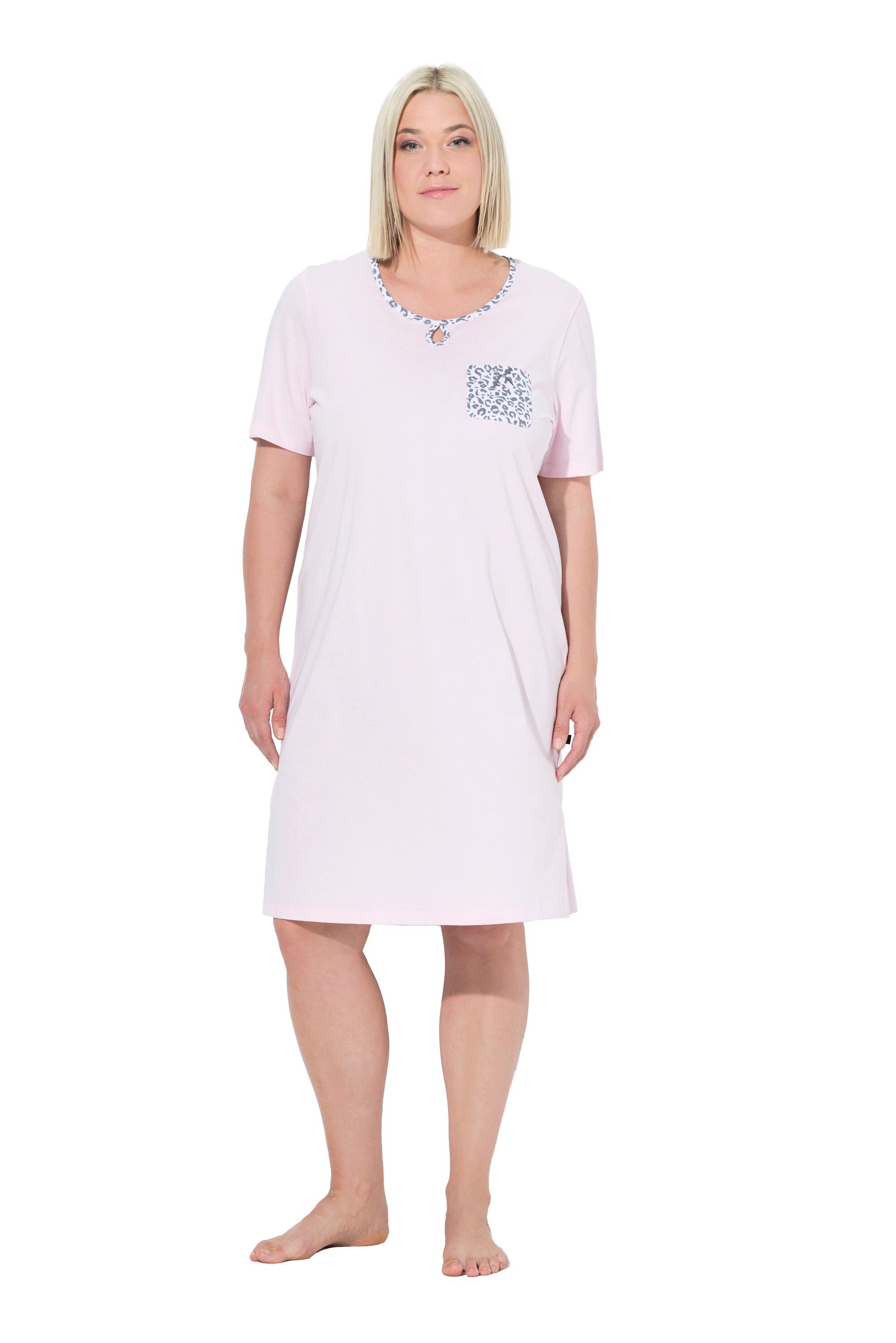 Ulla Popken Bigshirt Nachthemd 2er-Pack Leomuster günstig online kaufen
