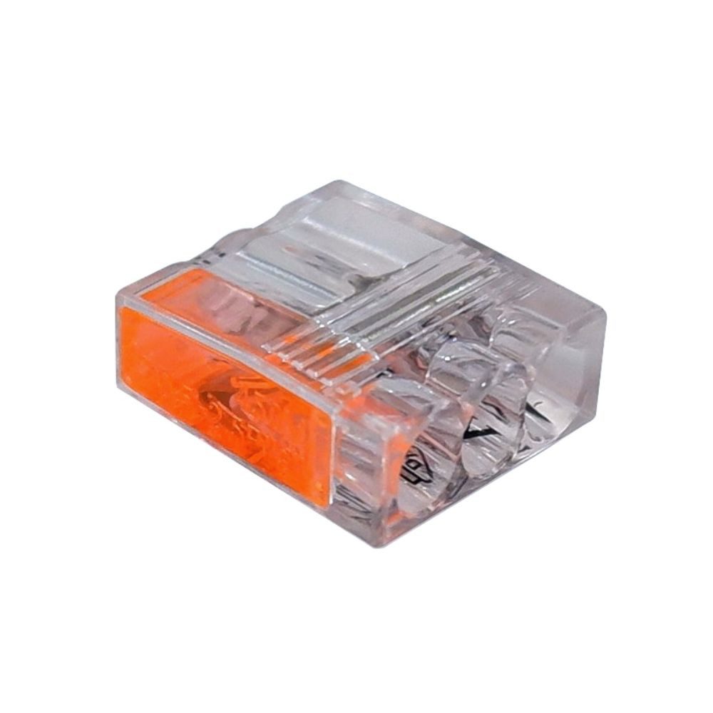 ViD Verbindungsklemme VC03 Mini-Steckklemme 100 Stück, 3-polig, 0,5 - 2,5 mm²