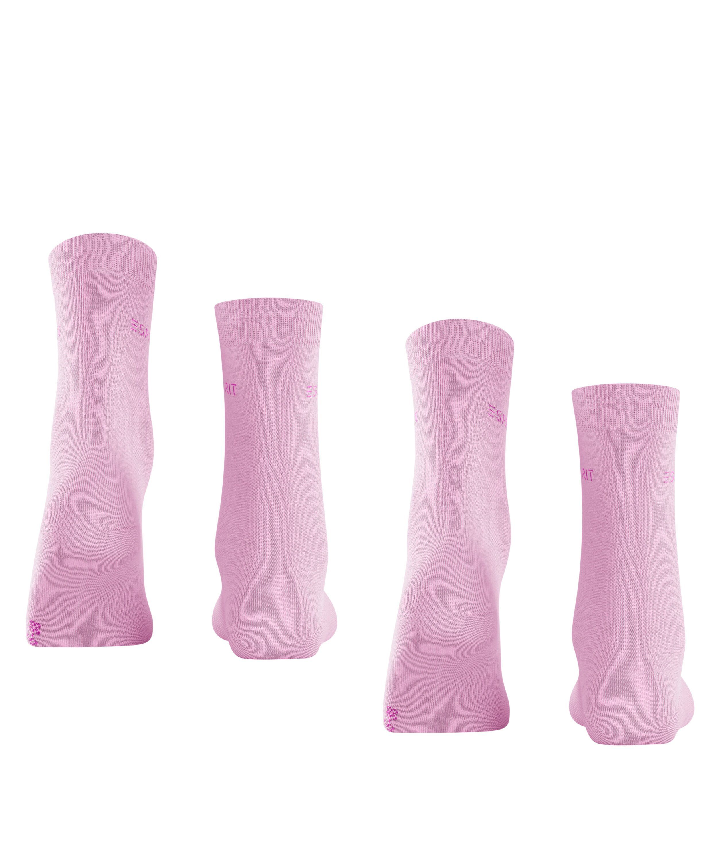 Esprit Socken Uni 2-Pack (2-Paar) aus elastischem Material