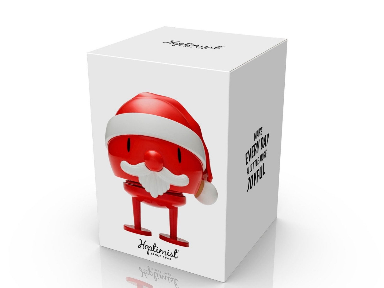HOPTIMIST Dekofigur Santa Claus Bumble M red 10,5cm