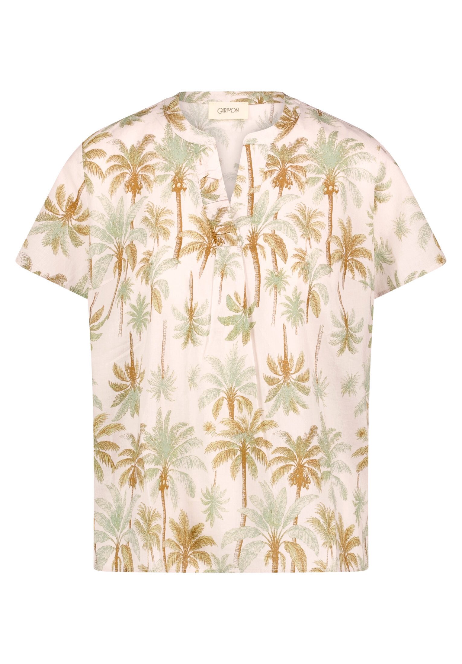 Cartoon Shirtbluse Damen mit Rüschen