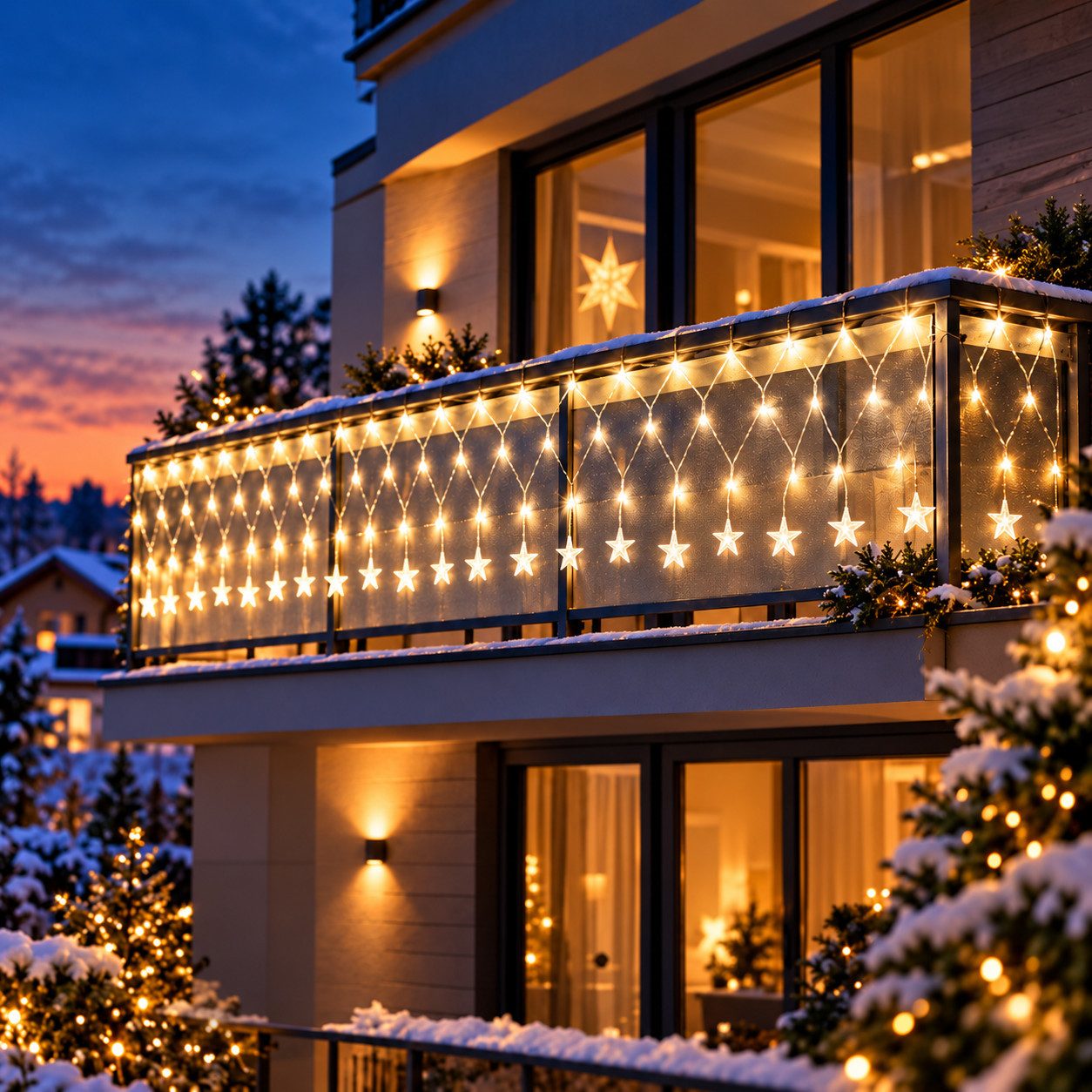 Weltbild LED-Lichterkette Lichterkette Stella 120 LED Wohnungsdekoration Deko Garten Dekoration, Weihnachtsdeko Lichtkette Weihnachtsbeleuchtung Gartenbeleuchtung