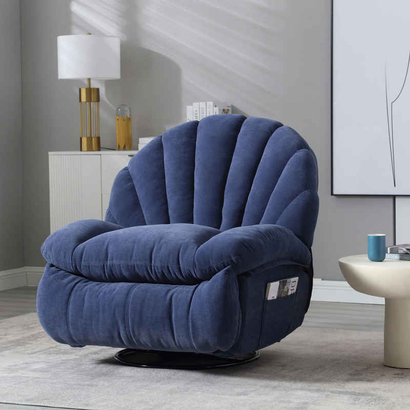 REDOM TV-Sessel Relaxsessel 360 Grad drehbar (TV-Sessel mit Wärme und Massagefunktion inkl), Massagesessel, Fernsehsessel