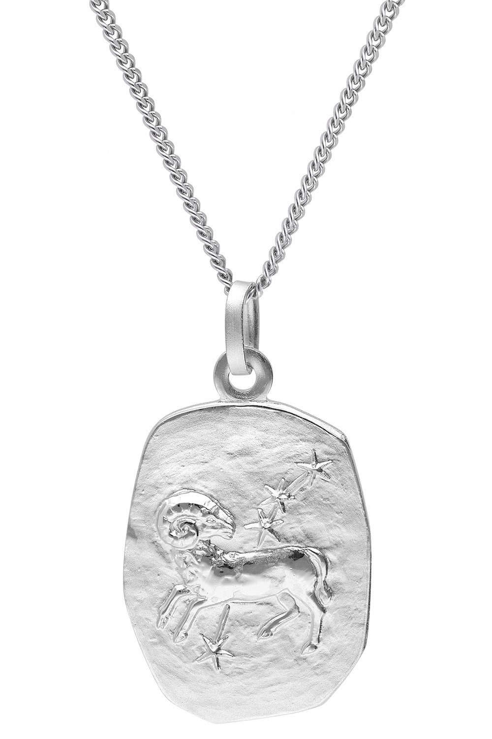 trendor Panzerkette Sternzeichen Widder Silber 925