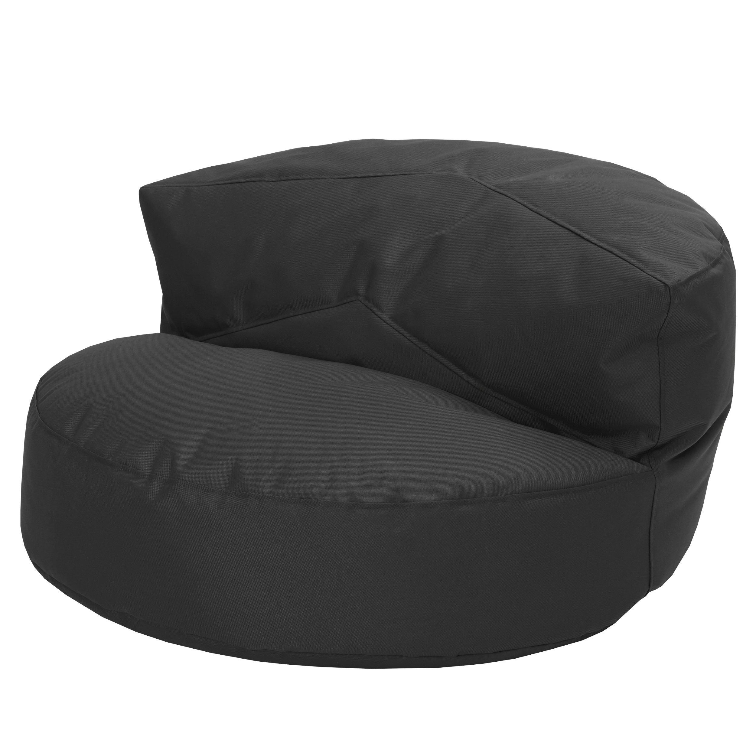 Green Bean Sitzsack Outdoor & Indoor Sofa mit EPS Perlen Füllung (mit Rückenlehne, wasserabweisender & abwaschbarer Bezug), Couch Sitzmöglichkeit Gartenliege mit Rückenlehne