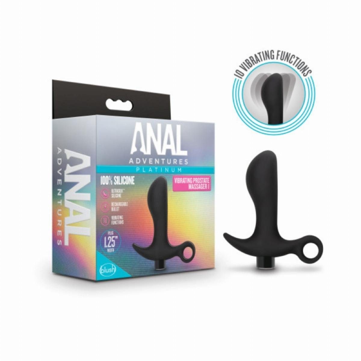blush NOVELTIES Analvibrator Vibrierendes Prostatamassagegerät Anal-Vibrator