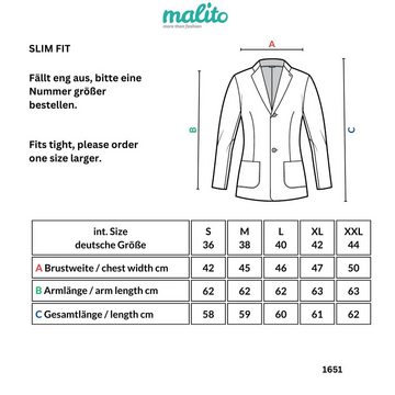 malito more than fashion Jackenblazer 1651 Sweat Blazer Jacke in Used Look Optik