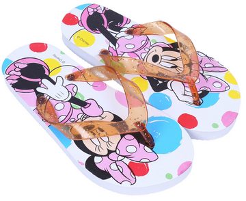 Sarcia.eu Weiße Mädchen-Flip-Flops MINNIE Disney 31-32 EU Badezehentrenner