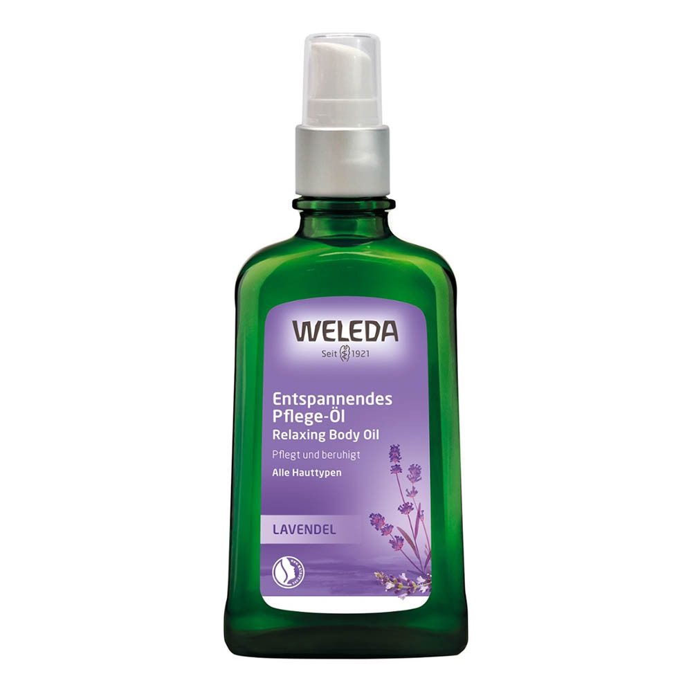 WELEDA Massageöl Lavendel - Entspannendes Pflege-Öl 100ml