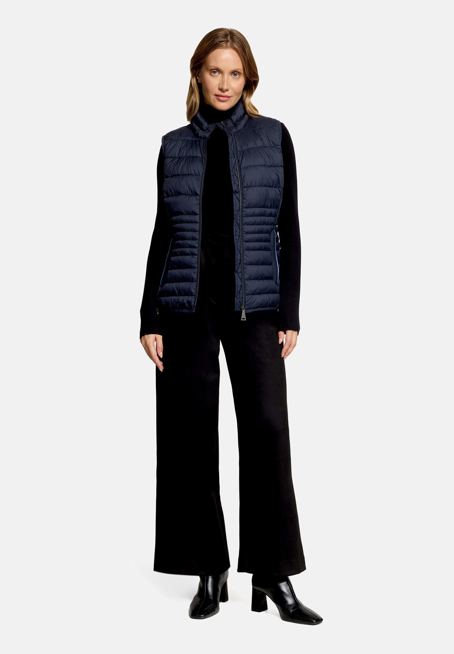 Betty Barclay Strickweste Damen mit Stehkragen