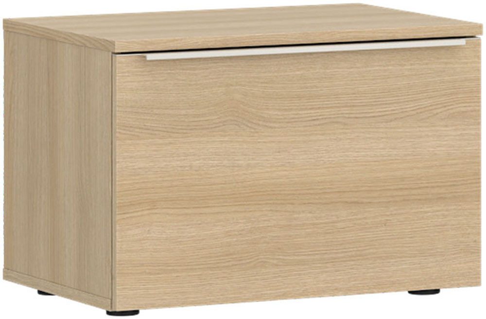 TOM TAILOR HOME Nachtkommode COLOR PUZZLE 1 Schublade mit farbigem Griff, Nachtkommode mit einer großen Schublade