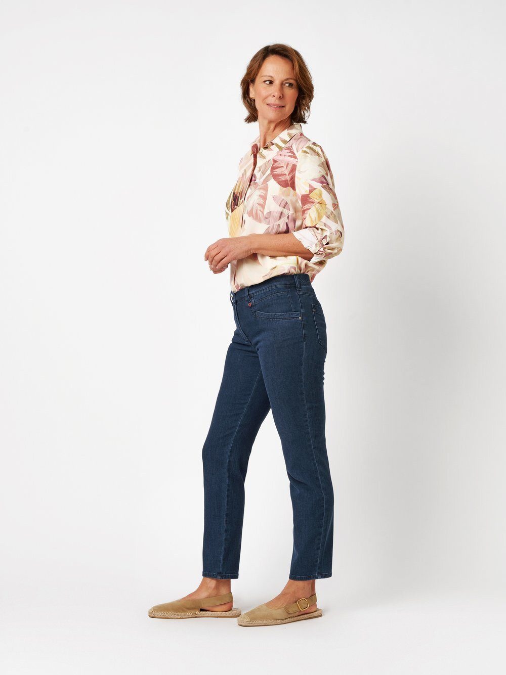 Relaxed by TONI Slim-fit-Jeans Meine beste Freundin 7/8 mit designstarken Tashen