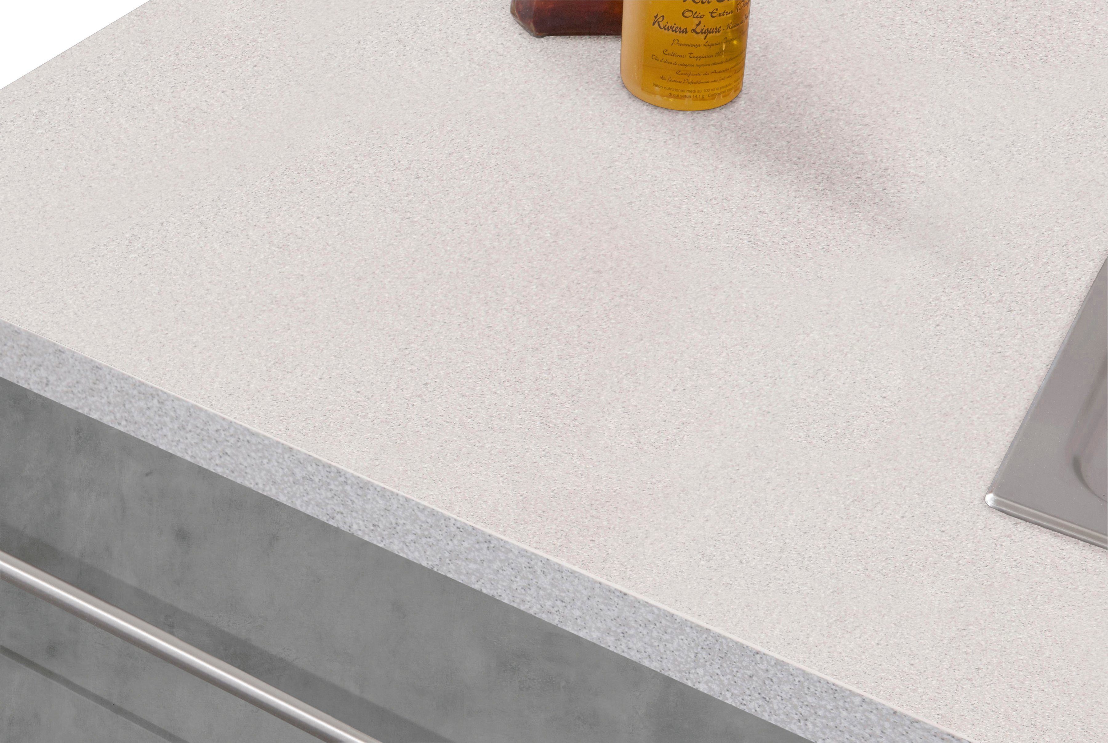 220 betonfarben Küchen Betonfarben Breite mit Küchenzeile | E-Geräten, Chicago, cm wiho