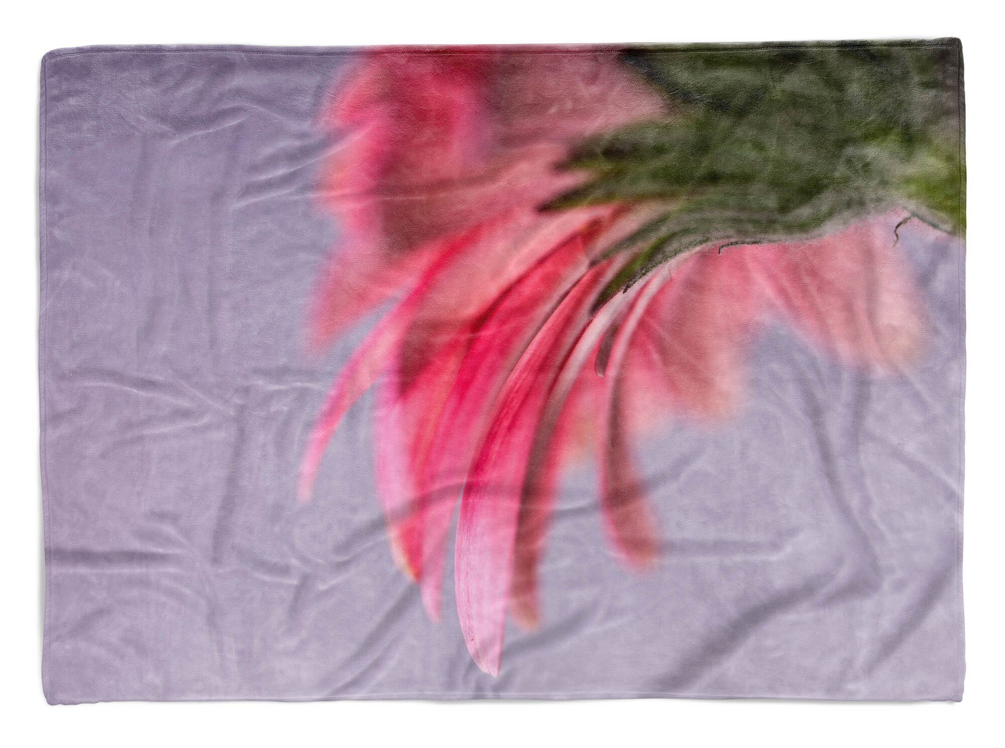 Sinus Art Handtücher Handtuch Strandhandtuch Saunatuch Kuscheldecke mit Fotomotiv schöne Blüte Makro, Baumwolle-Polyester-Mix (1-St), Handtuch