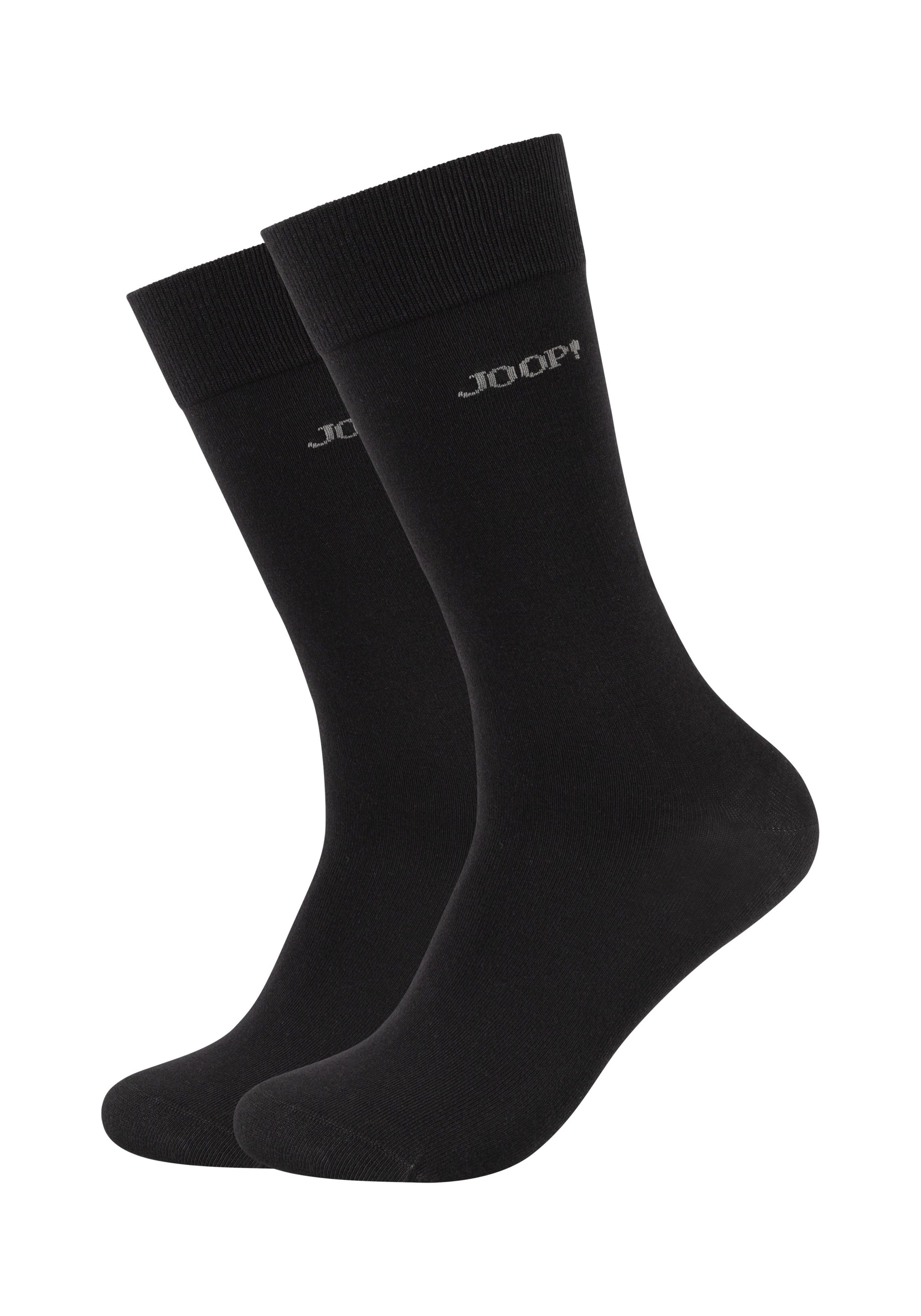 JOOP! Socken (2 Paar) mit handgekettelter Zehennaht, aus gekämmter Baumwolle – Bild 2 von 5