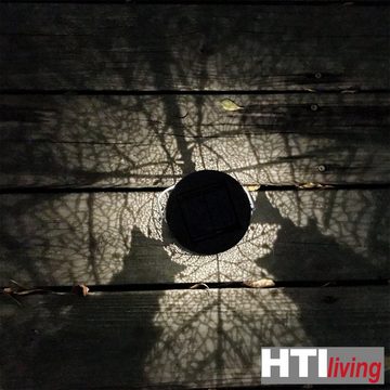 HTI-Living LED Solarleuchte Solarlaterne Blätter, 2er Set Luna, LED, Solarleuchte Gartenleuchte