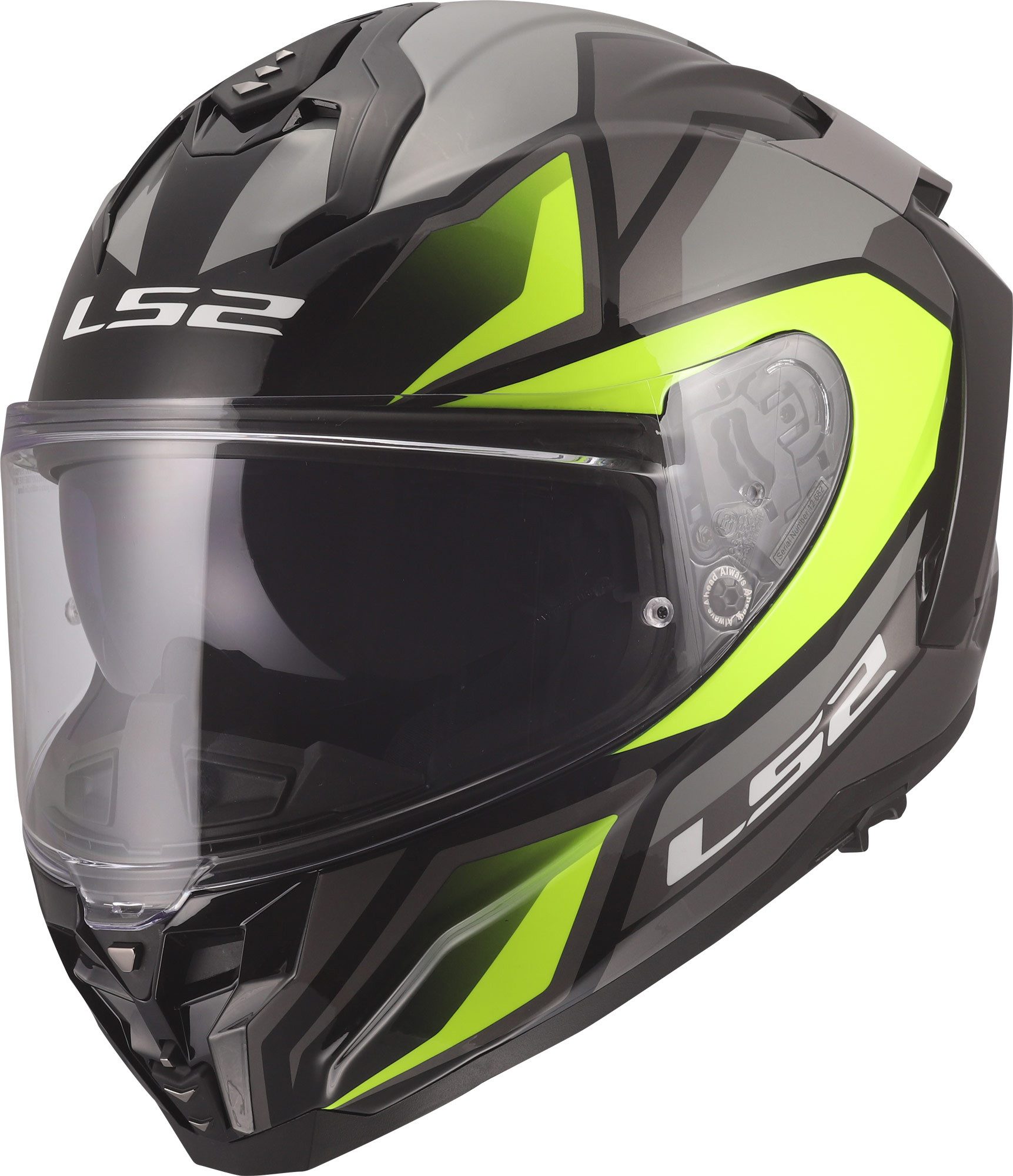LS2 Motorradhelm FF817 Challenger II Viper Helm, Pinlockscheibe enthalten